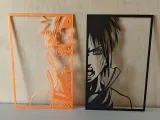 Naruto and Sasuke wallart-1