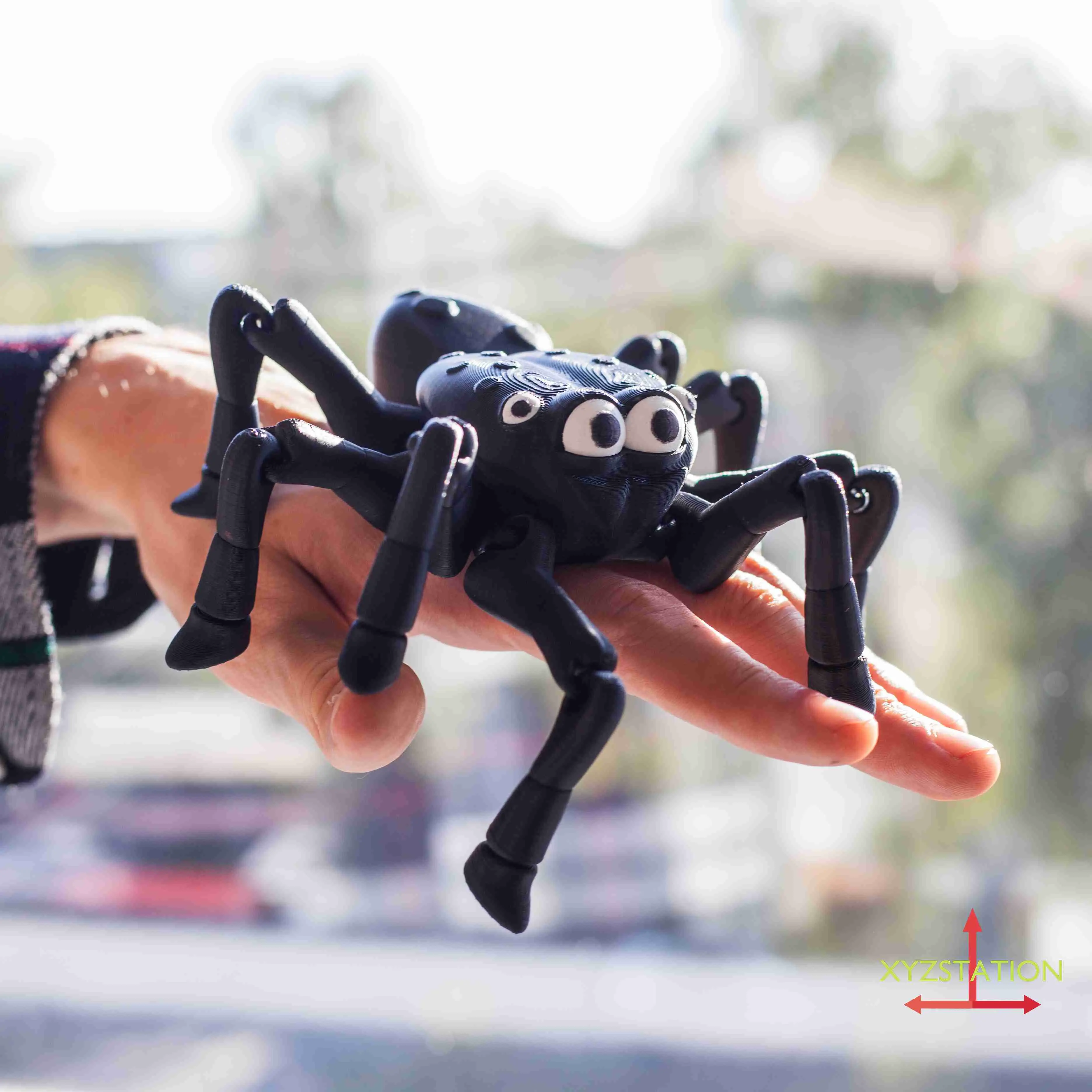 Cute Spider - Articulated - Halloween decoration