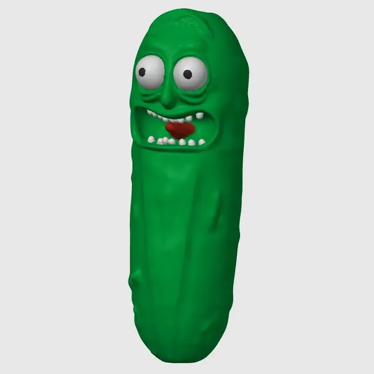 Pickle Rick - Iconic 3D Model from Rick and Morty