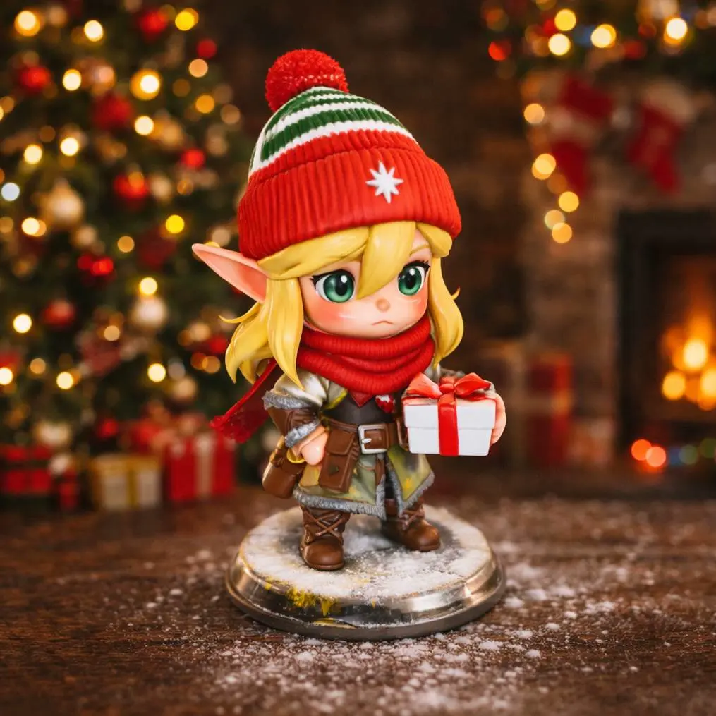 Frost Elf D&D tabletop miniature