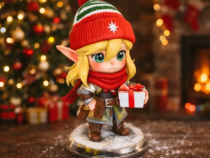 Frost Elf D&D tabletop miniature