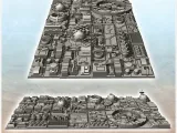 Large set of futuristic tiles for base or death star with va-4