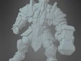 Trzcianka – Runic Dwarf Warrior | Fantasy Miniature STL-4