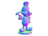 Funny Dog Character 3D Printer Model-3