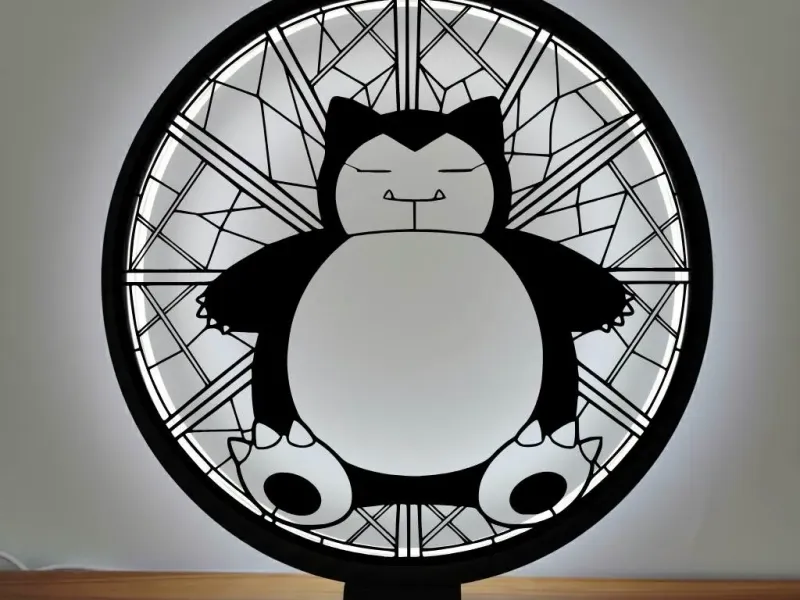 ⭐ SNORLAX RING LAMP