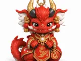 Guardian Dragon — Ornate Ceremonial Keychain-4
