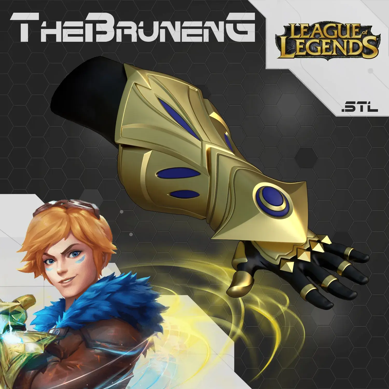 EZREAL BASIC GAUNTLET LEAGUE OF LEGENDS COSPLAY