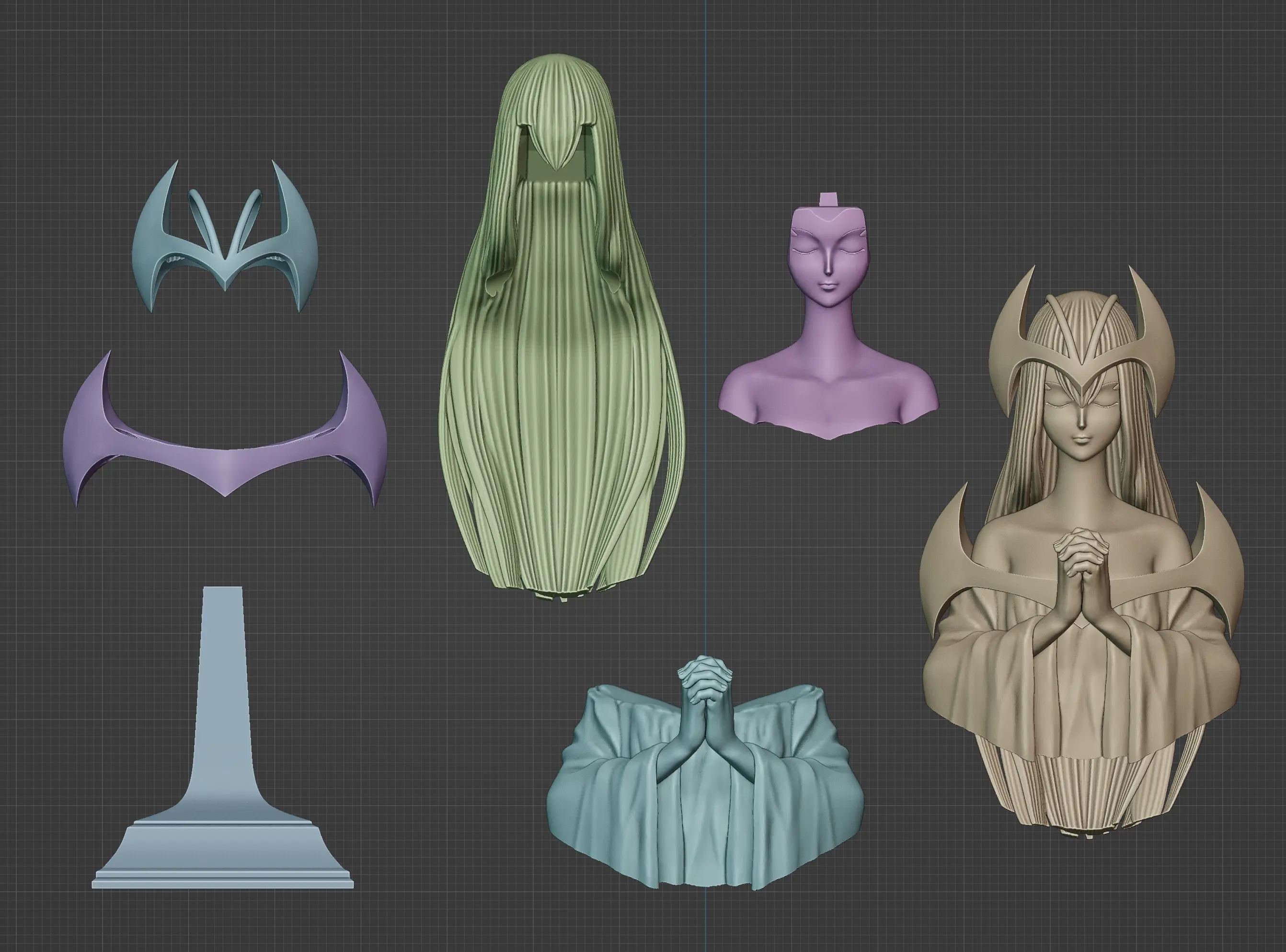 MYSTICAL ELF BUST/FIGURE - YU-GI-OH!