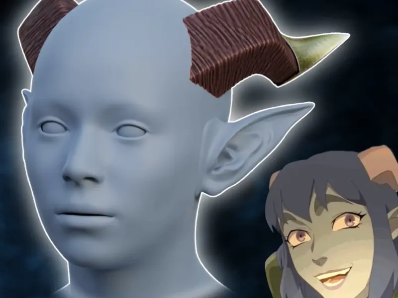 Fantasy Jester Lavorre horns Mighty Nein Series