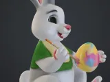 Hase bemalt ei-2
