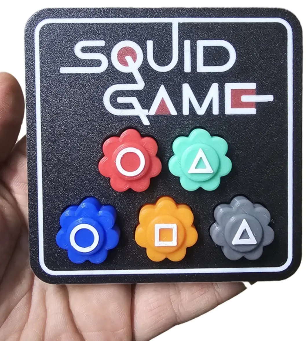 Squid Game season 2 Gonggi Game with Case to store them in.
