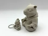 Capybara Monk & Keychain-3