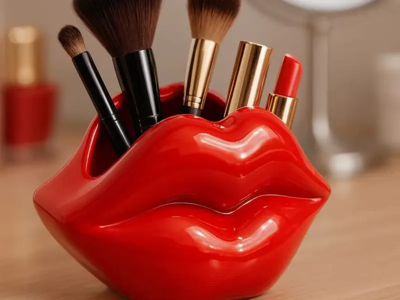 Hot Lips Makeup Organizer