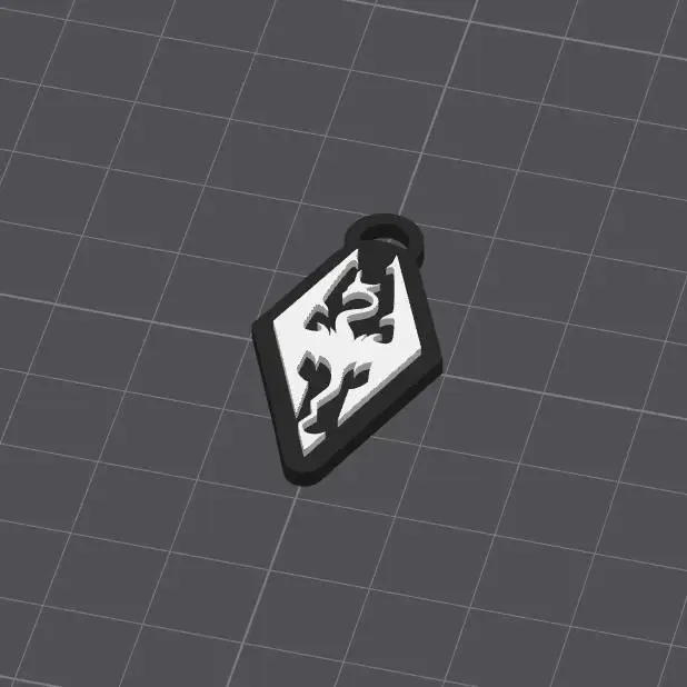 The Elder Scrolls V Skyrim keychain