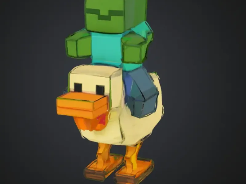 Chicken Jockey - Plush Style