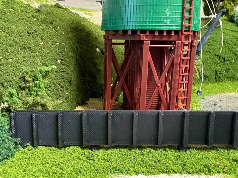 HO scale Panel Fence and Posts