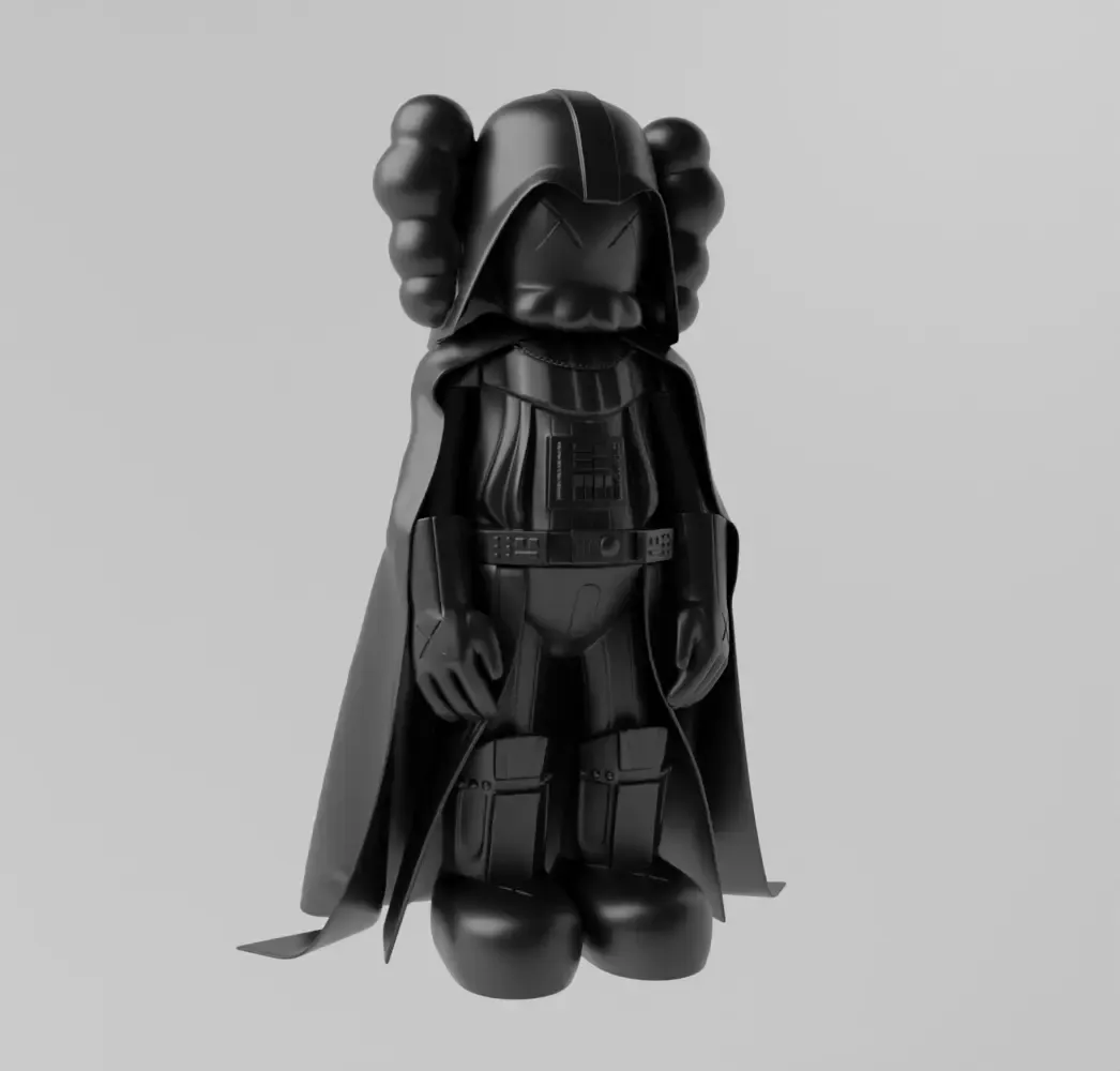 Kaws Darth Vader Art Toy Fan Art