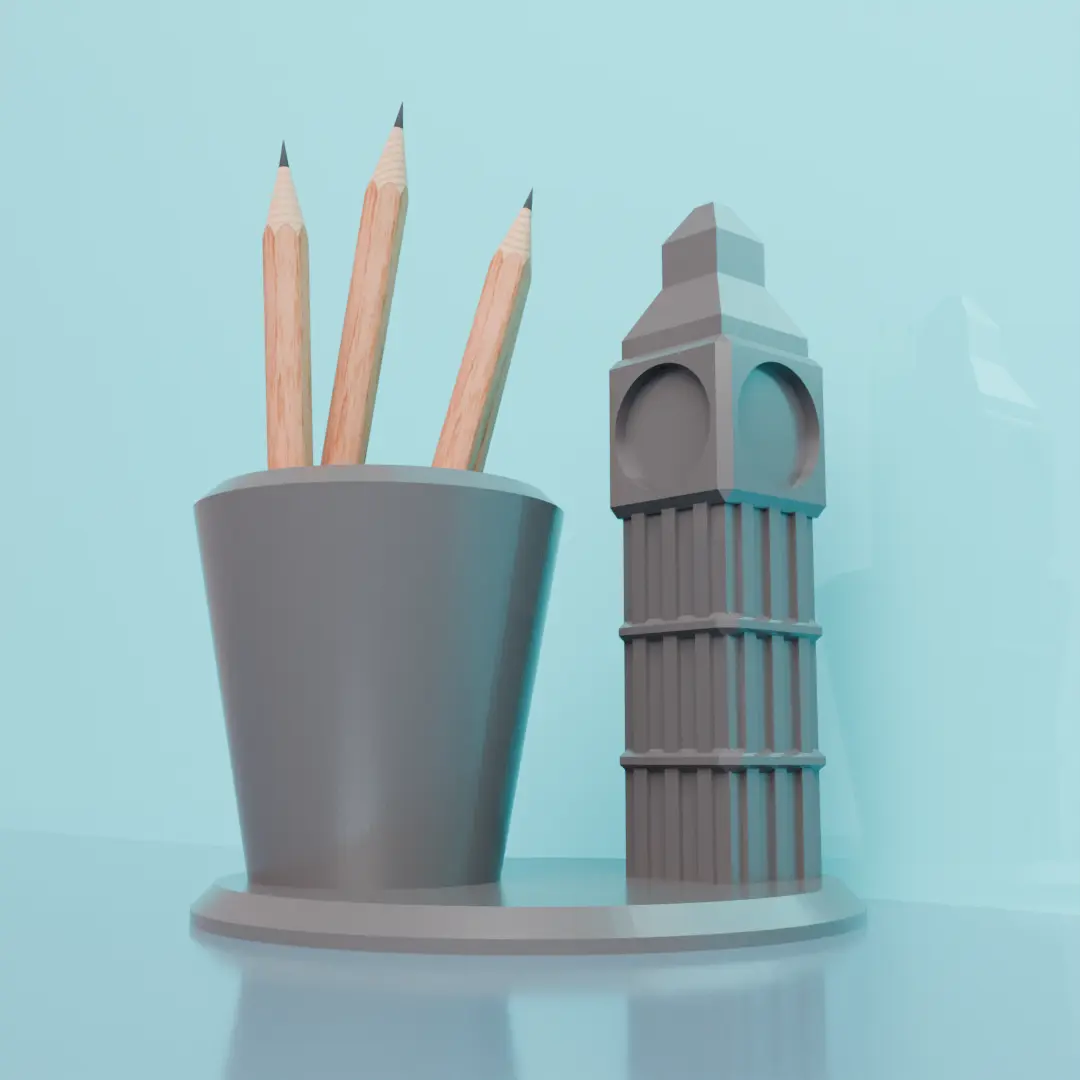 Big Ben desk organizer simple