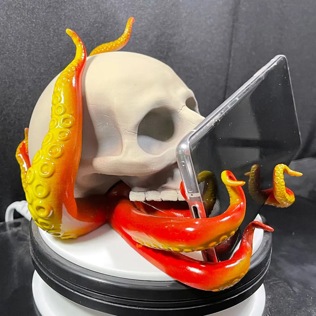 Octoskull Phone Holder