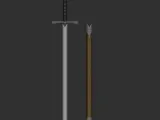 Épée Templier+ fourreau - Templar sword -1
