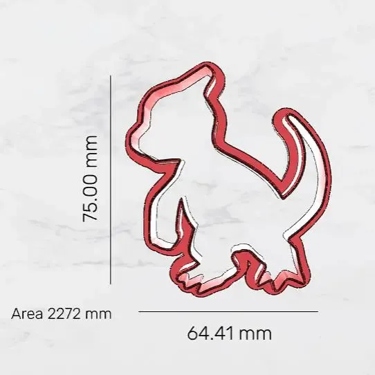 charmeleon galleta molde cookie