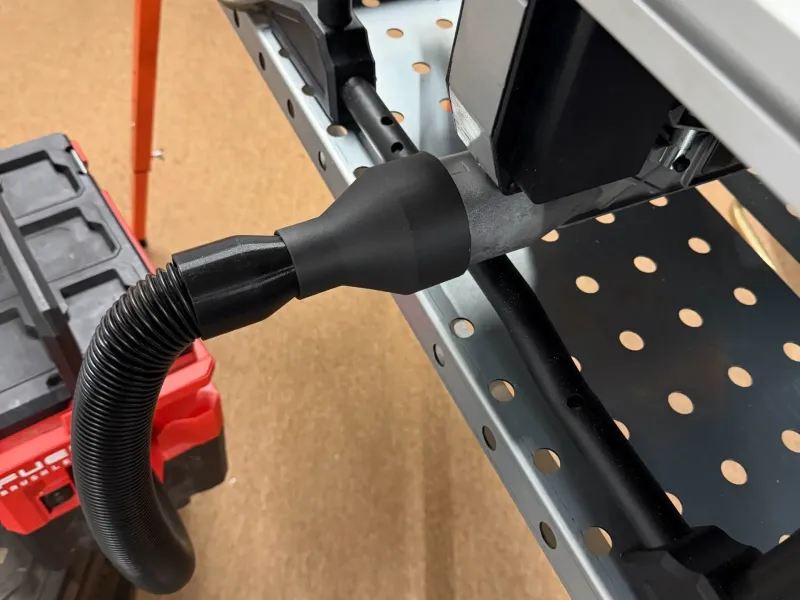 Milwaukee Packout Vac to Hercules Table Saw Adapter