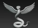 winged snake-4