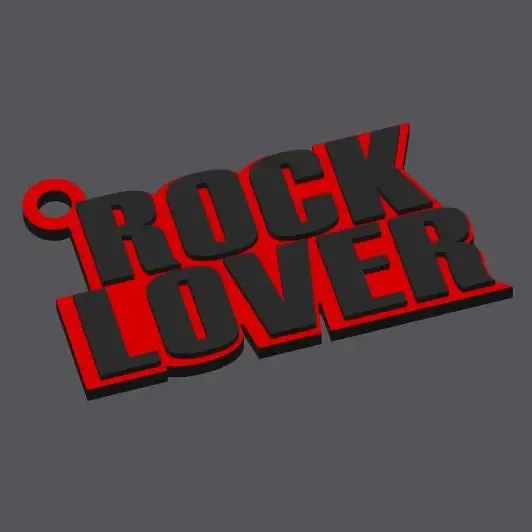 ROCK LOVER KEYCHAIN