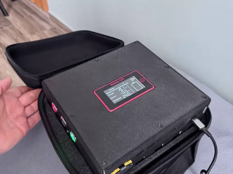 PowerBank 6s6p 21700 + usb-c 140w + usb 65w + input 24v 40a