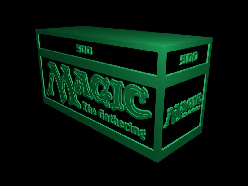 Board Games & Card Games STL Download - Card Box V2 - Magic Retro - 500 ...