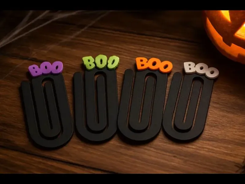 HALLOWEEN GIANT paperclips BOO!!!