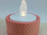Tealight Holder Diamond Texture-0