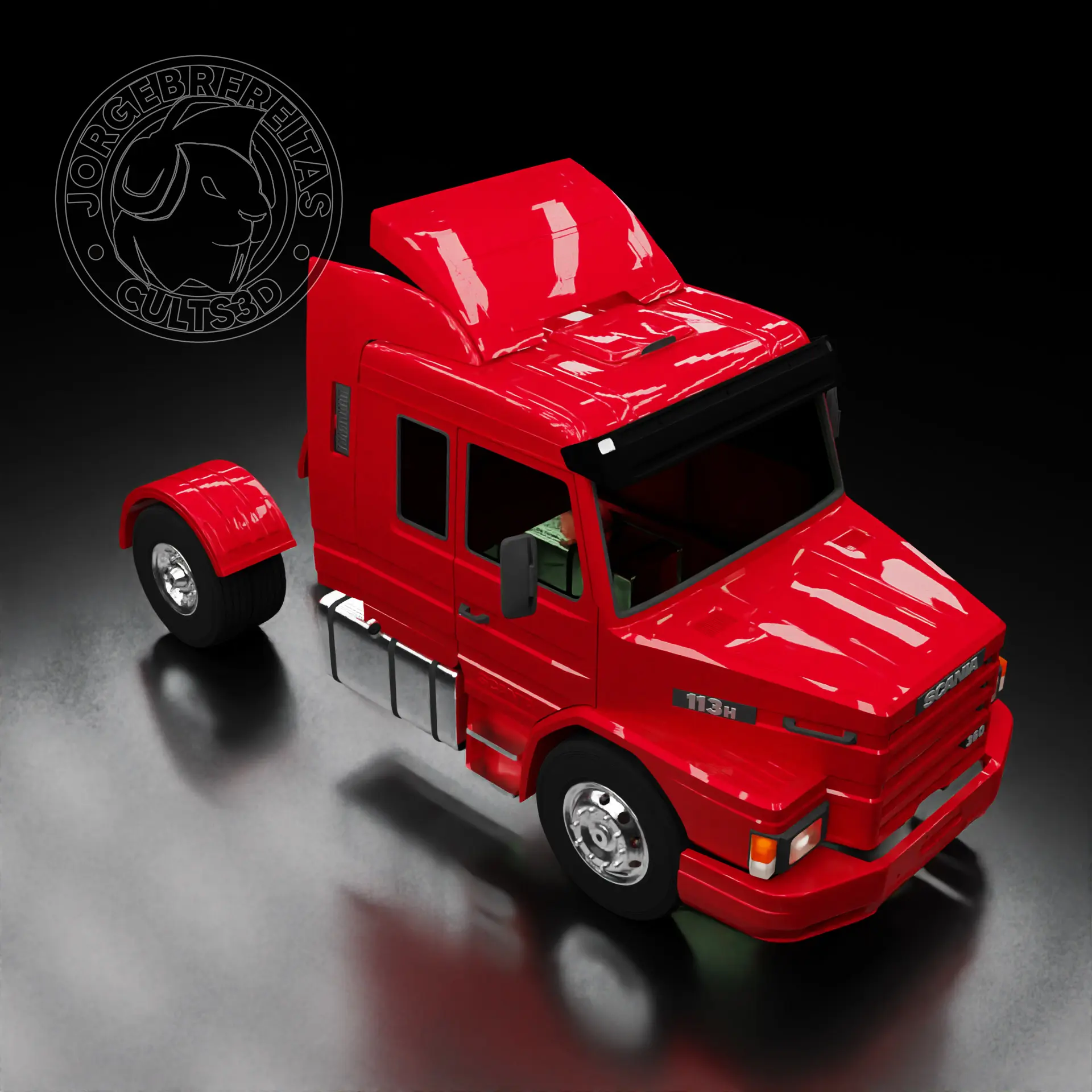 CARROCERIA/BODY RC 1/14 SCANIA 113 + MODS