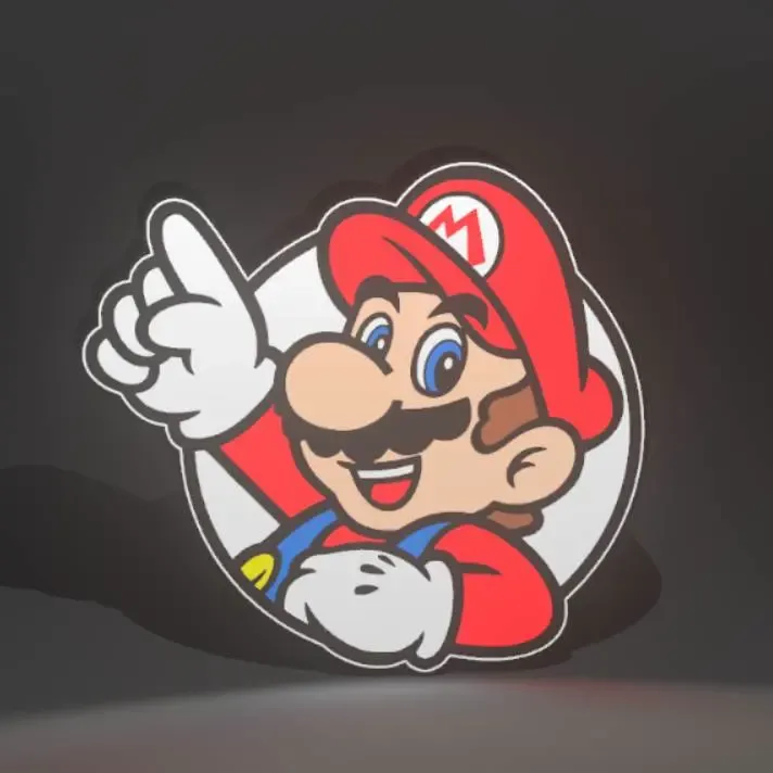 Lightbox Mario
