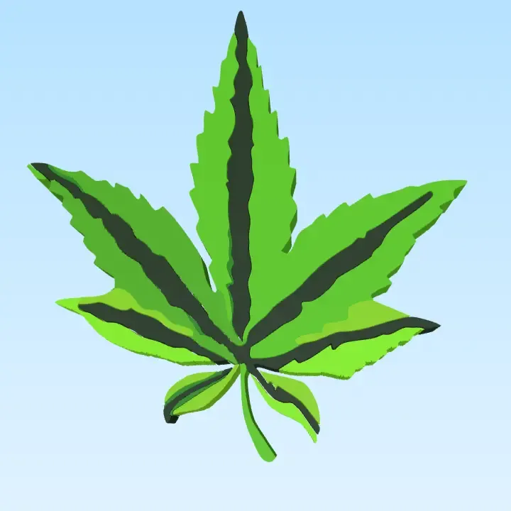 Weed 3d Art 