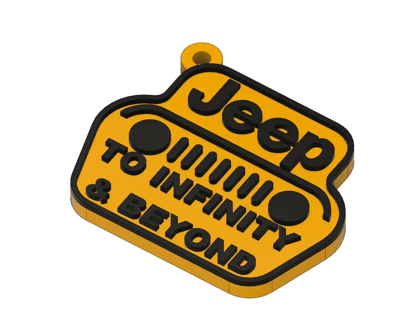 Jewelry & Accessories STL Download - JEEP KEYCHAINby Gominolozgz