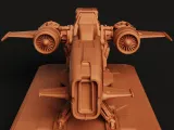 Sci-Fi Racing Ship Model | Futuristic Spaceship Statue-3
