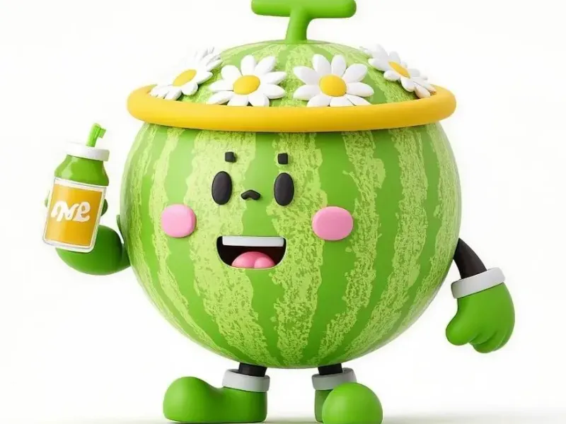 可爱哈密瓜小人
