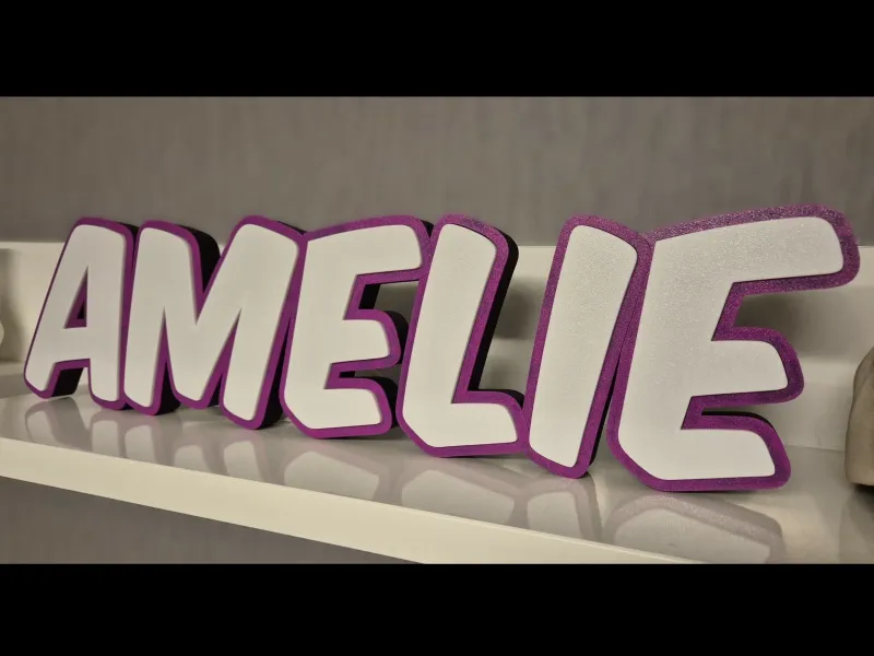 Namenslampe LED "AMELIE"