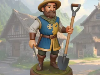 miniature medieval villagers 3