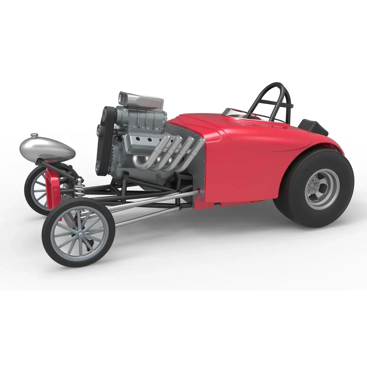 Vehicles & Machinery STL Download - Front engine old school dragster ...