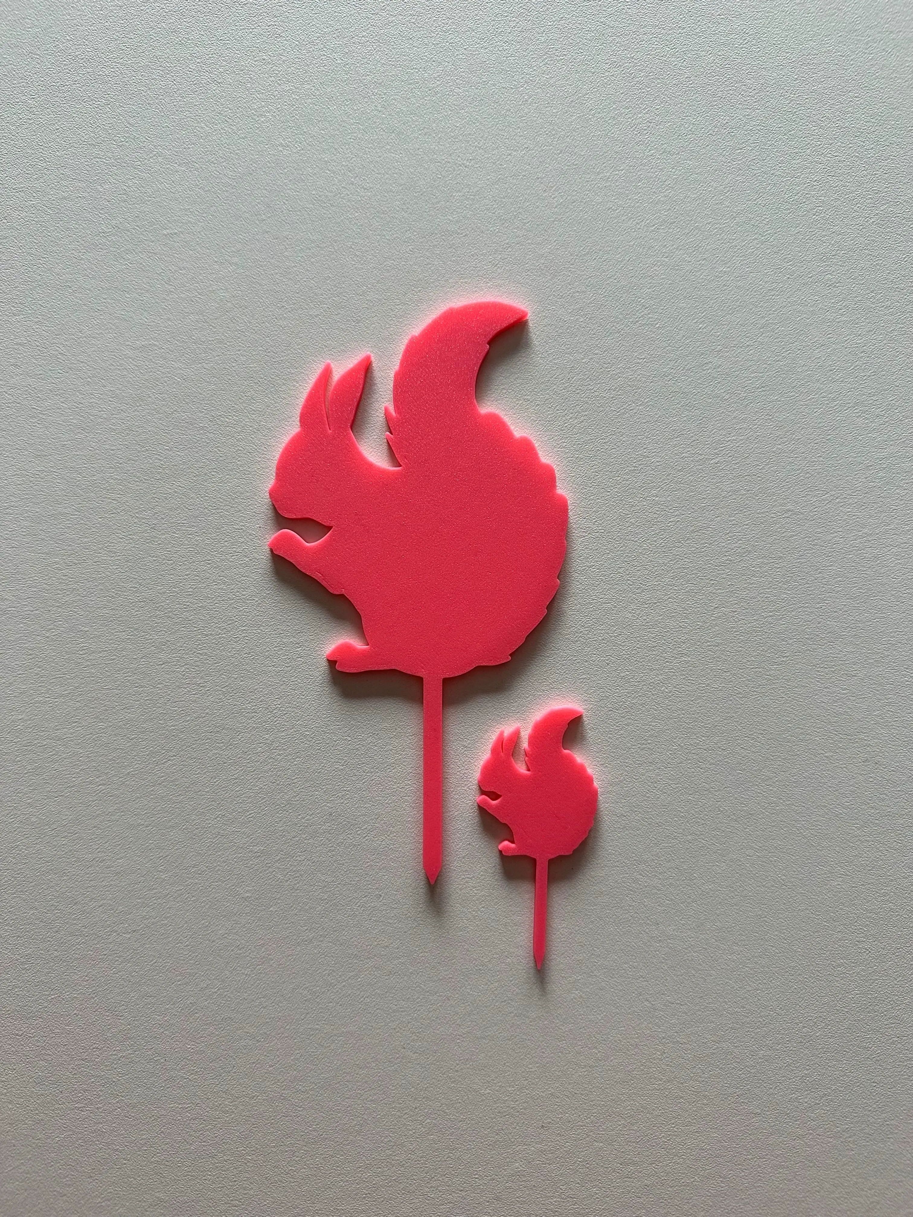Woodland Squirrel cake topper/cupcake topper