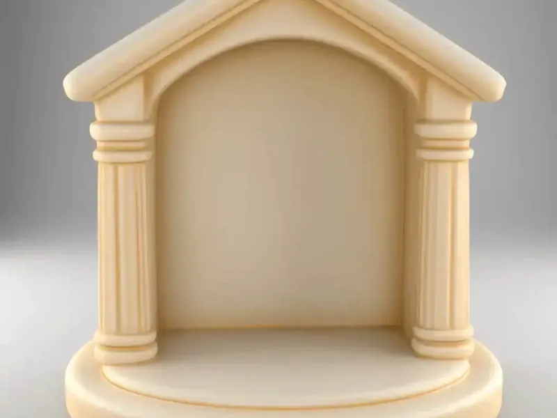 Classic Nativity Manger Stable STL