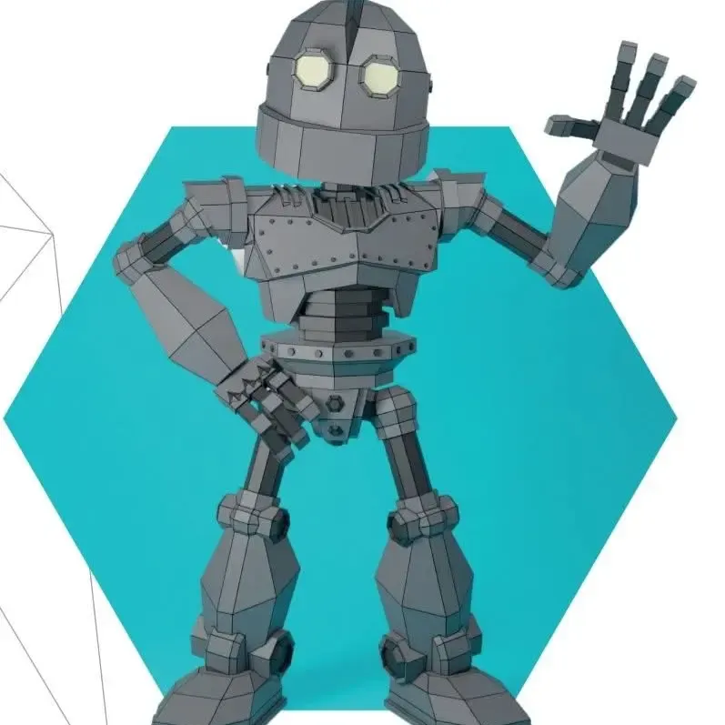 Gigante de acero  Papelcraft 