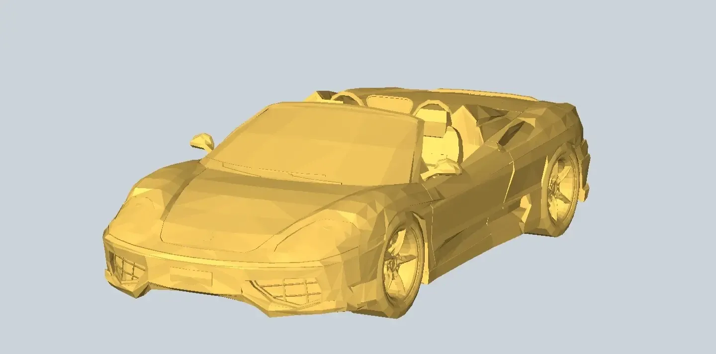 Ferrari model car.