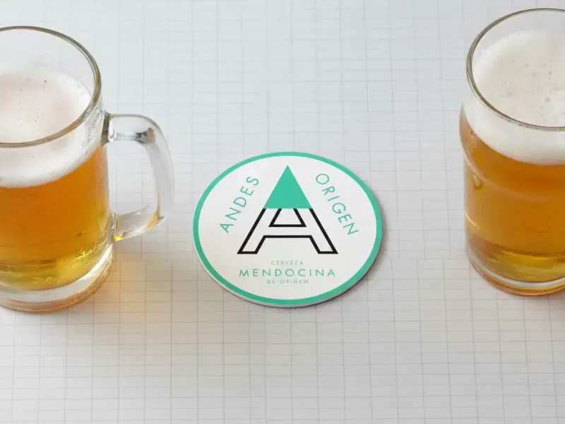Andes Origen IPA Coaster - Apoyavasos