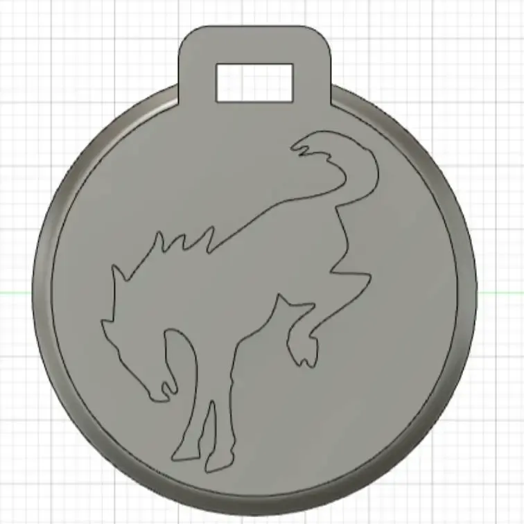 Pendentif porte clé Ford Bronco 2 / Ford Bronco 2 Key ring o