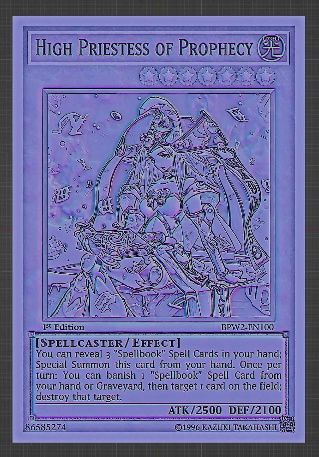 Yugioh! High Priestess Of Prophecy High Priestess Of Prophecy Inglés