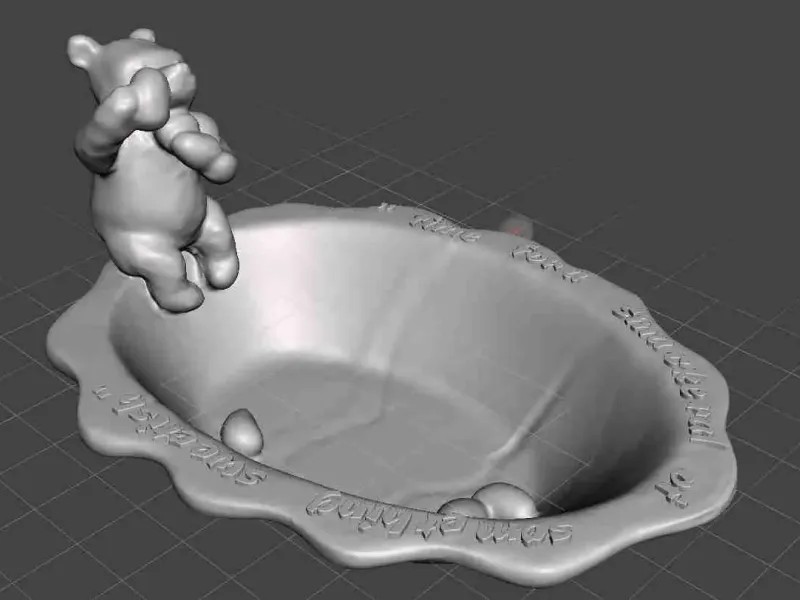 winnie the pooh plato de gominolas