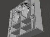 gothic shelf for crystals or momentos-2